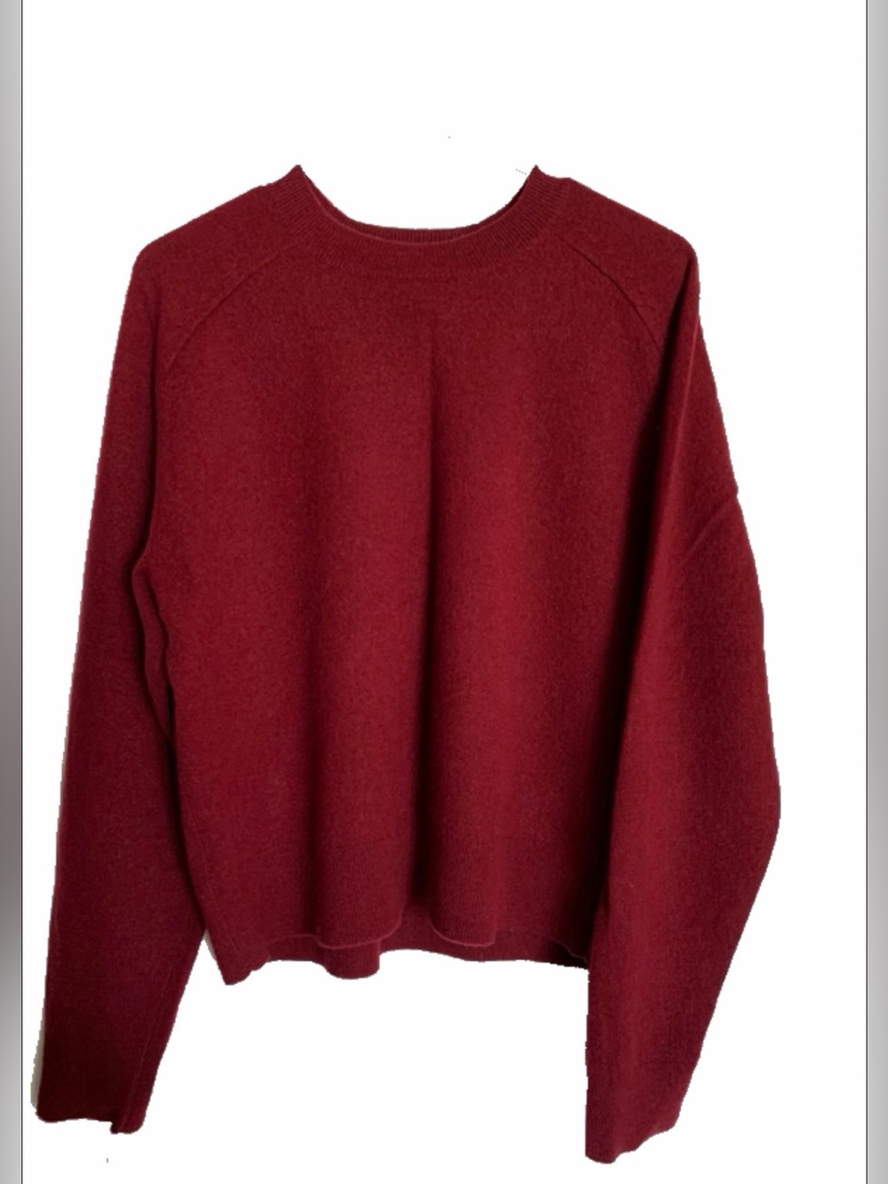 ARITZIA Babaton Red Crewneck Cashmere Sweater, L